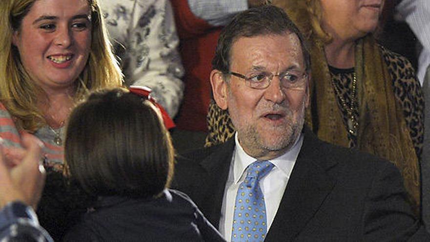 Mariano Rajoy, en Santander.