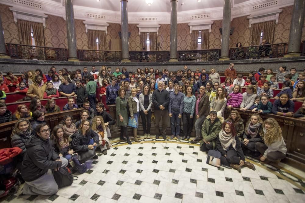 Pleno infantil en el Ayuntamiento de València