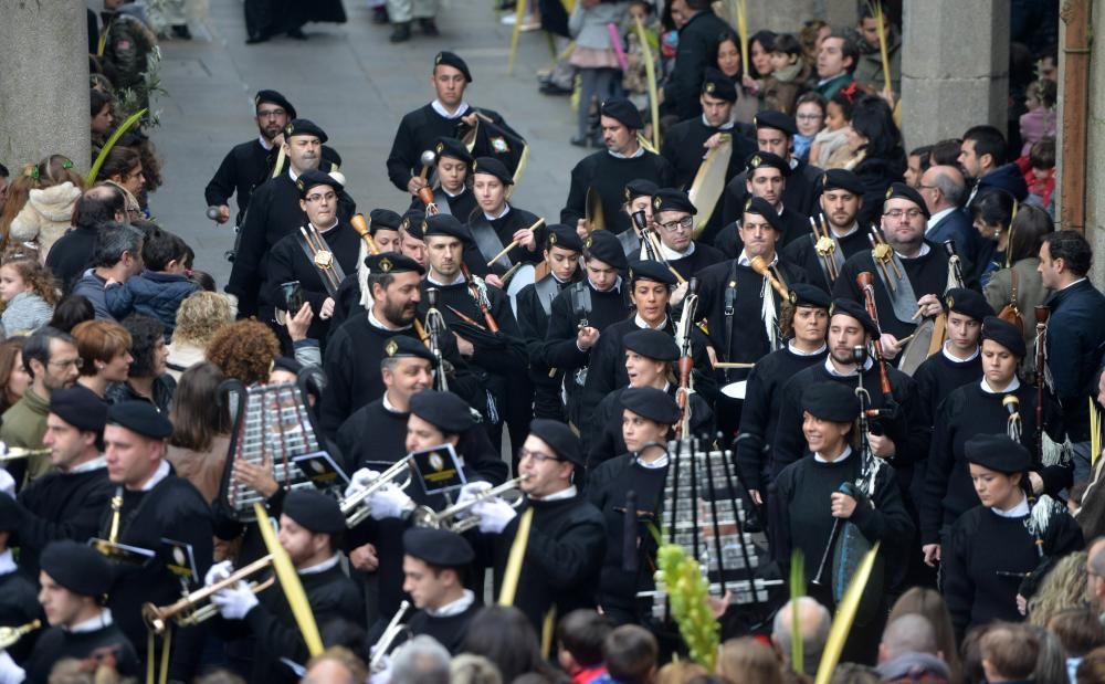 Semana Santa en Pontevedra 2016 | La Burrita recupera el recorrido entre la iglesias de San José y la escalinata de San Francisco