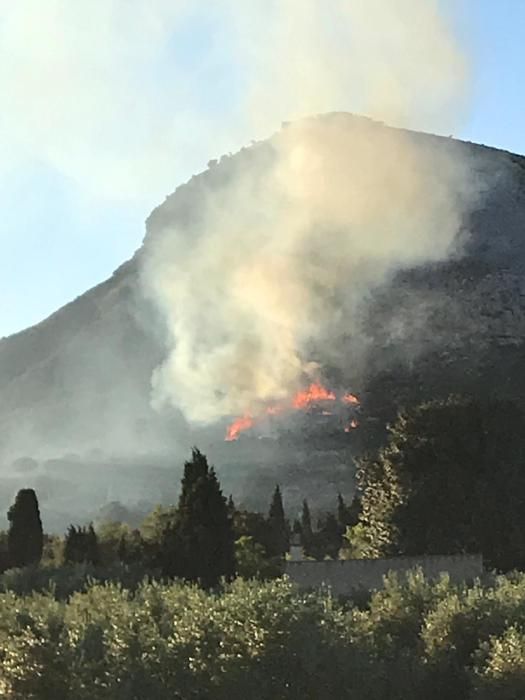 Incendi al Montgrí