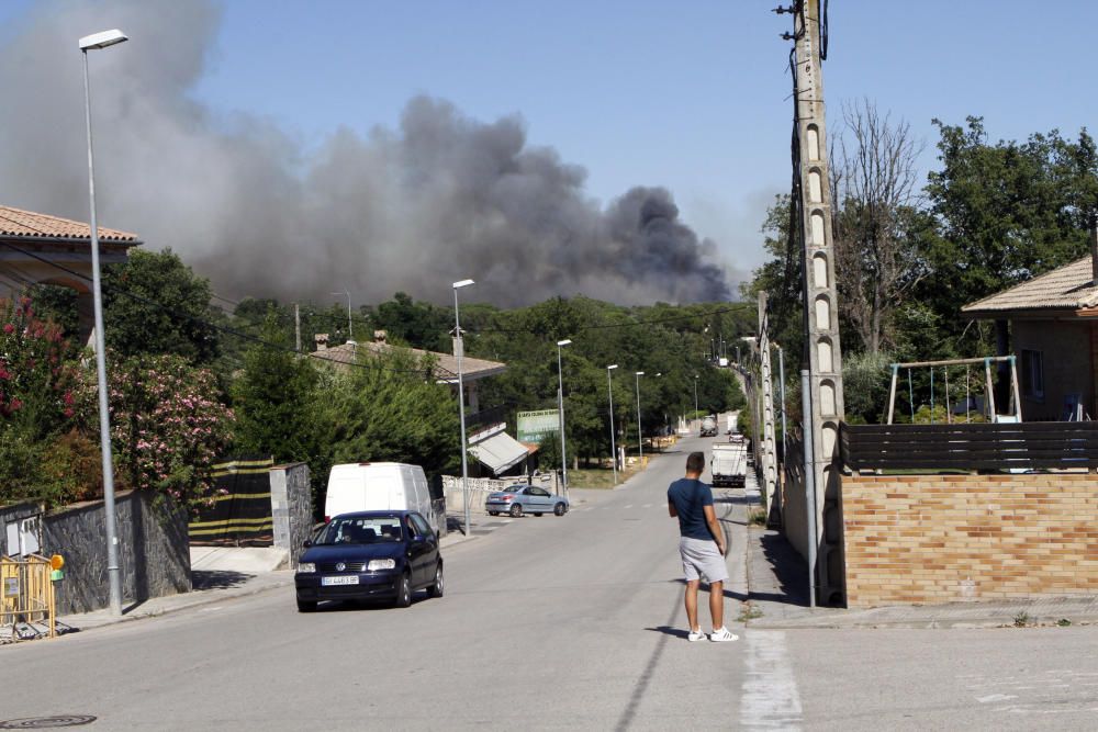 Incendi a Santa Coloma de Farners