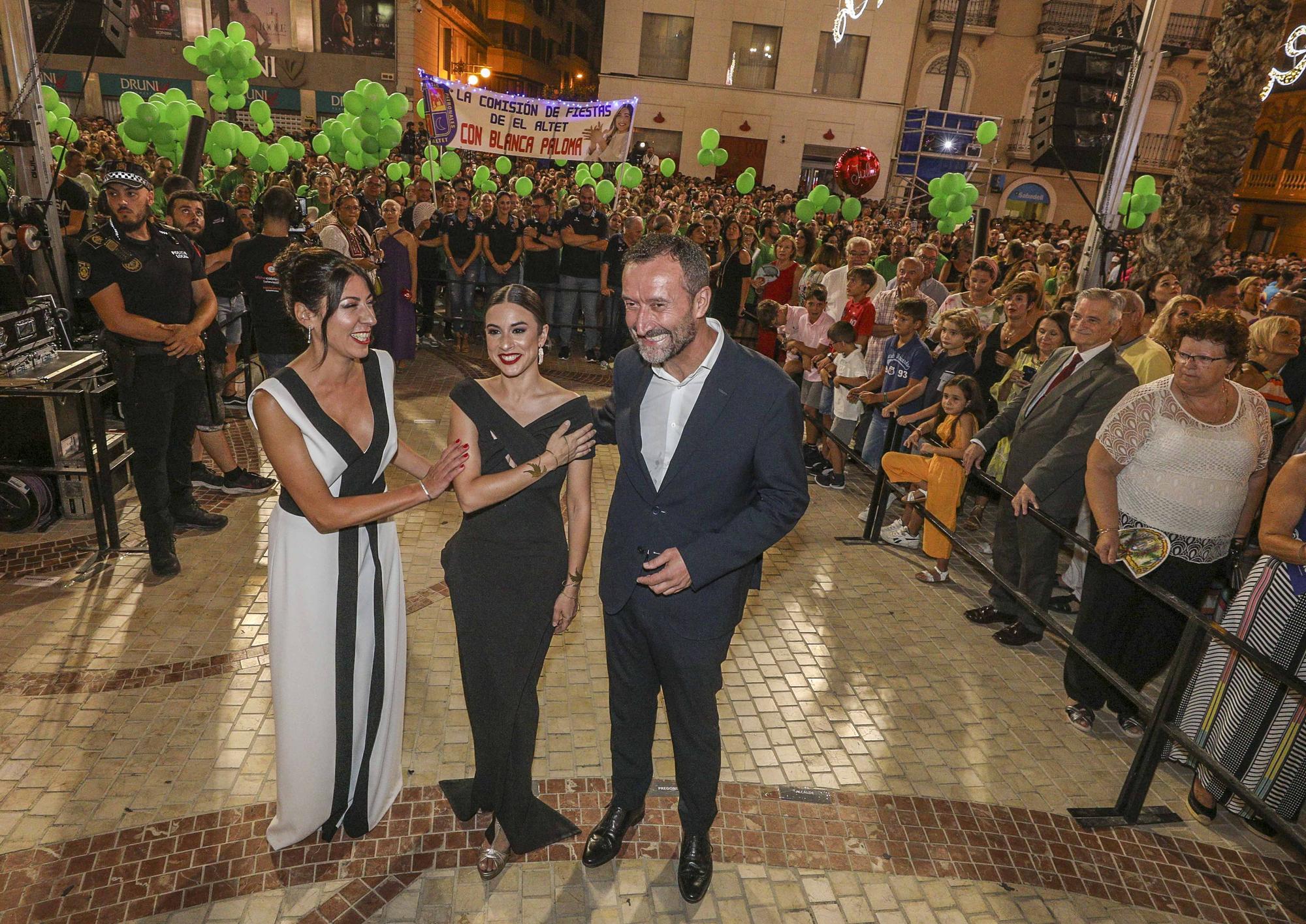 Pregon de las fiestas de Elche a cargo de Blanca Paloma.