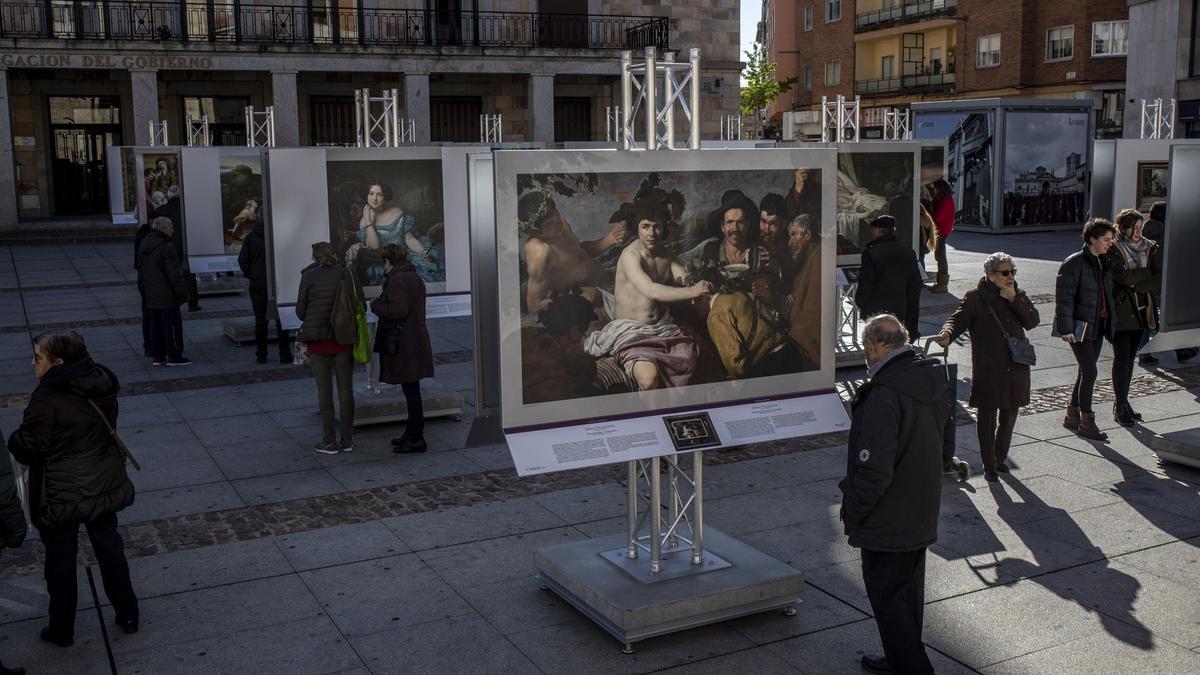 La pasada edición de la muestra, en la plaza de la Constitución.