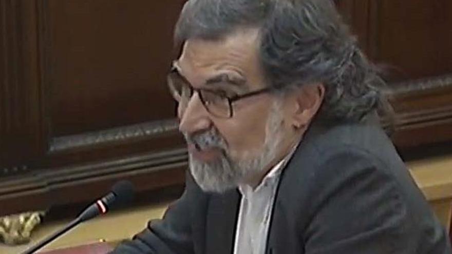 Cuixart, durant el judici al Suprem