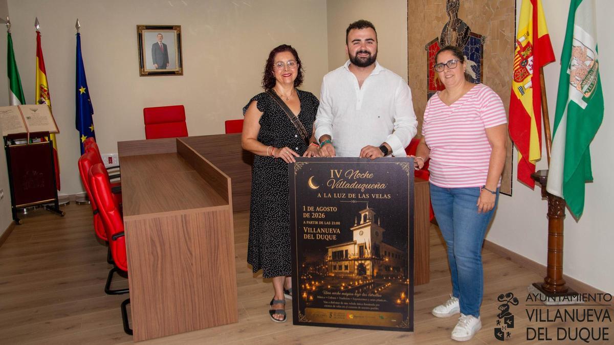 El alcalde, Miguel Granados, y la Asociación Cultural El Juncoso presentan la Noche Villaduqueña a la Luz de las Velas.