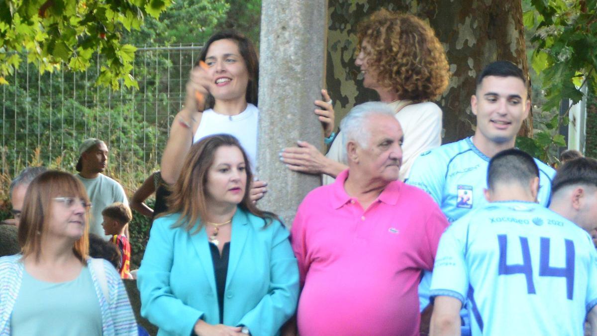 Eugenio González, en el acto de presentación del Frigoríficos del Morrazo en Darbo.