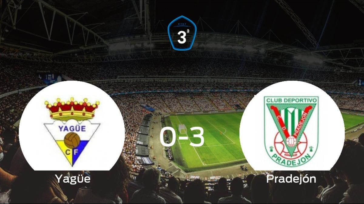 El Pradejón se queda con los tres puntos frente al Yagüe (0-3)
