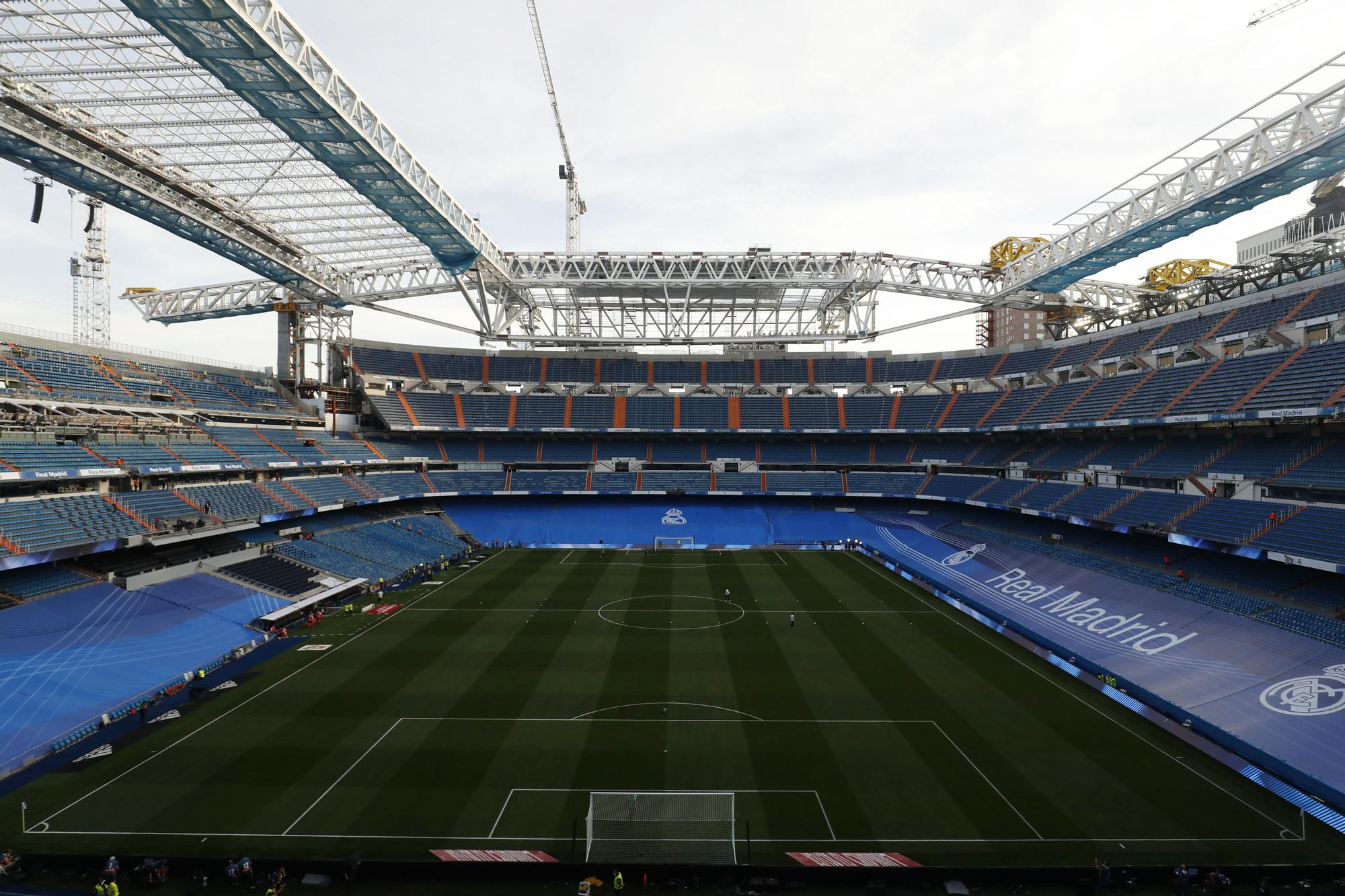 Así luce el Bernabéu tras su reforma parcial