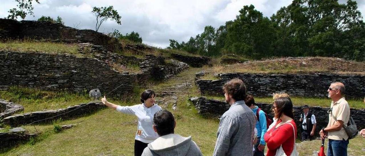 Una visita guiada al yacimiento de Coaña.