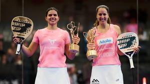 Delfi y Gemma ganaron su primer título juntas en Gijón el año pasado