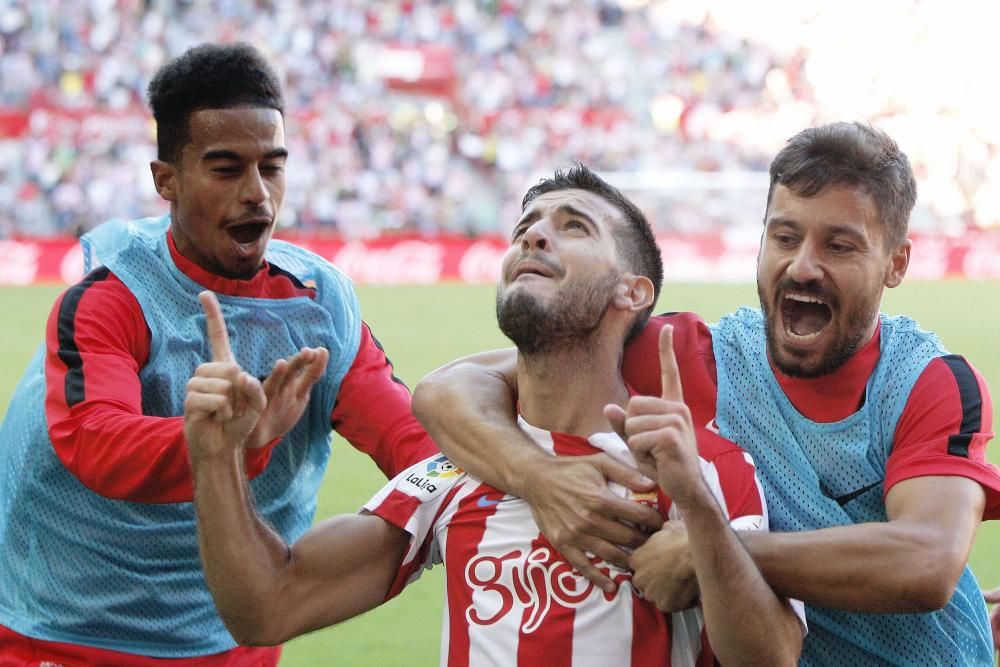 Partido entre el Sporting y el Athletic Club (2-1)