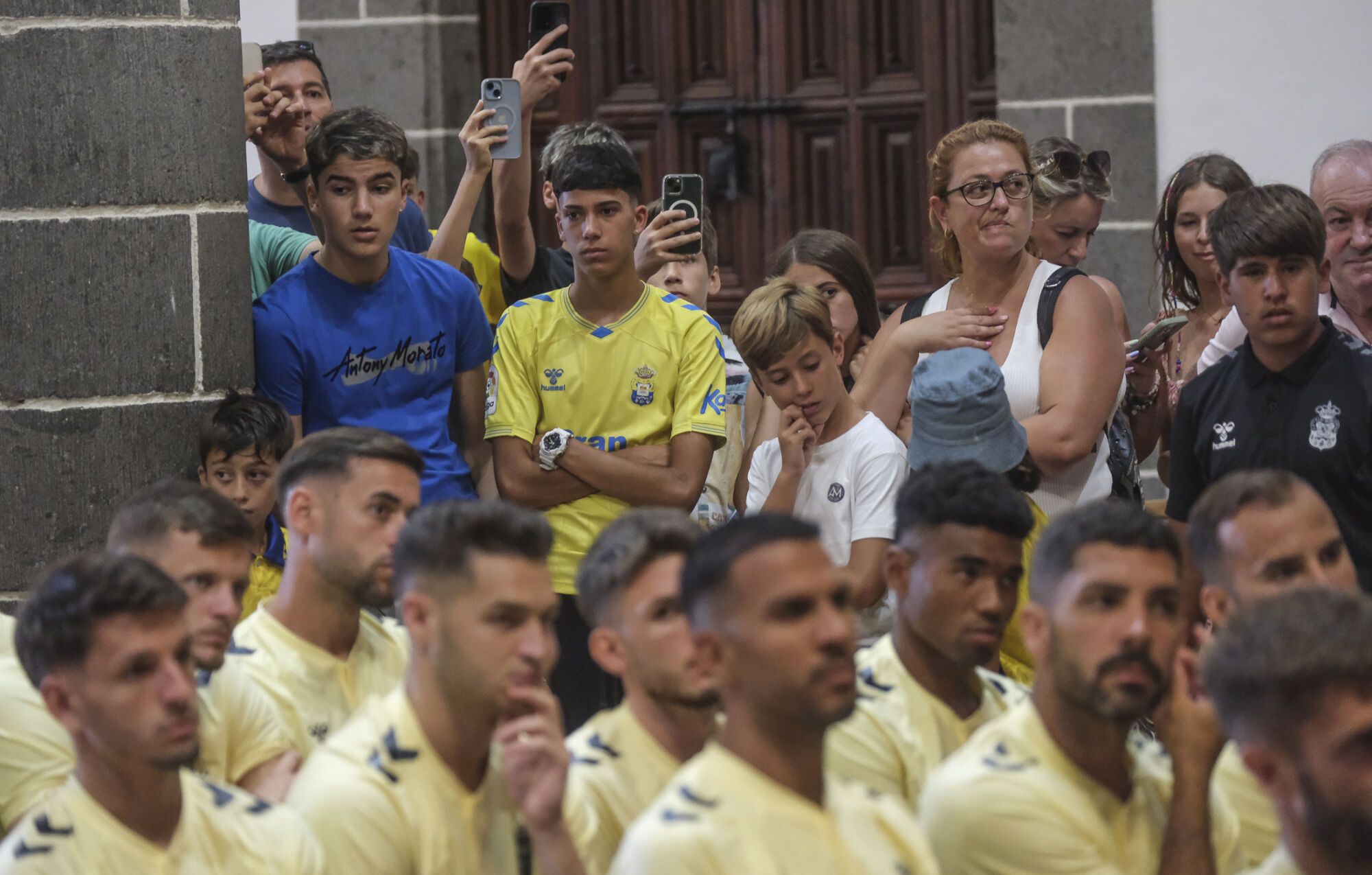 Ofrenda anual de la UD Las Palmas a la Virgen del Pino
