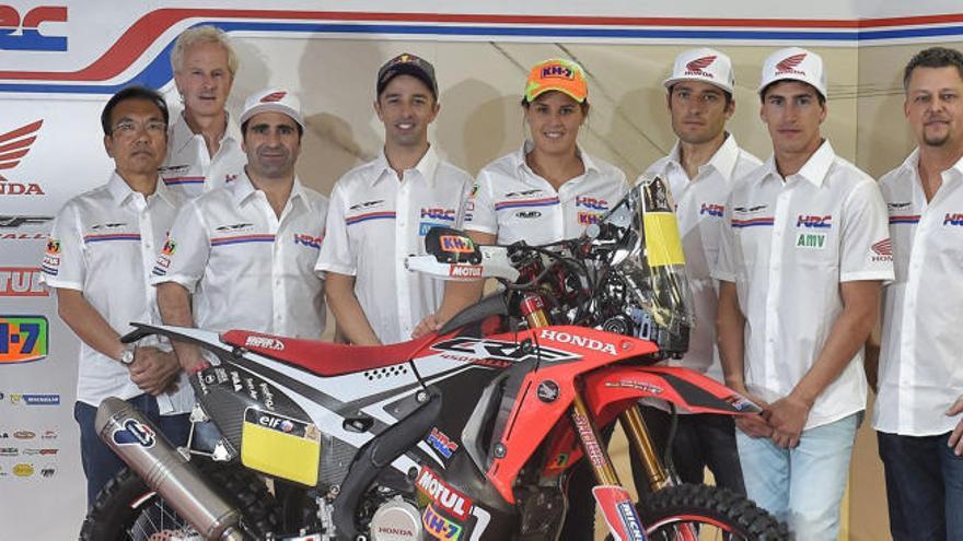 Honda apuesta por el Dakar con Barreda y Laia Sanz