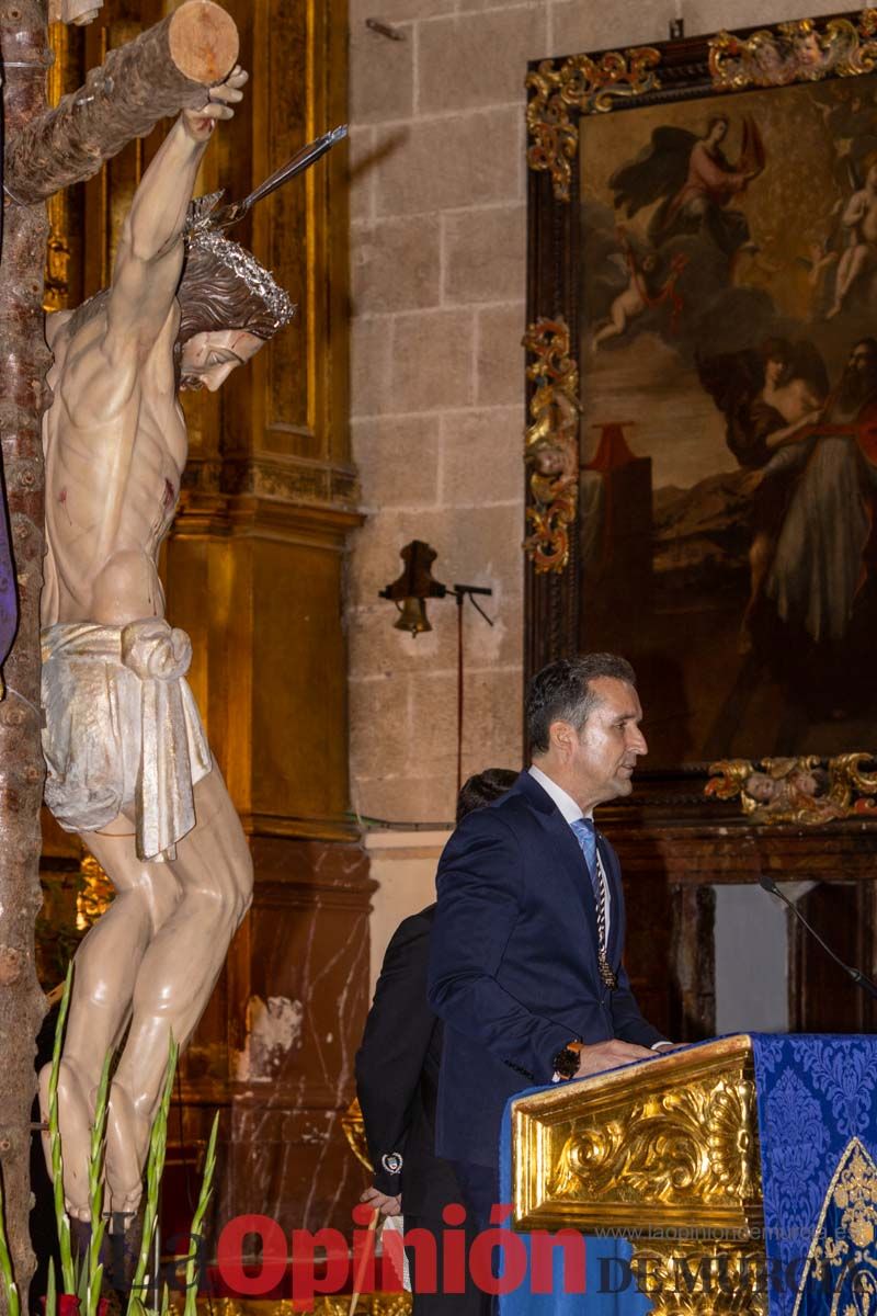 Pregón de Semana Santa en Caravaca por Álvaro Peña