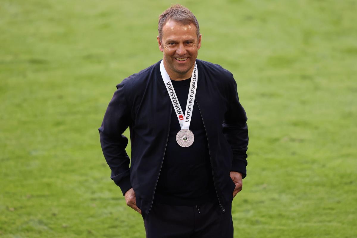 Hansi Flick tiene dos Bundesligas