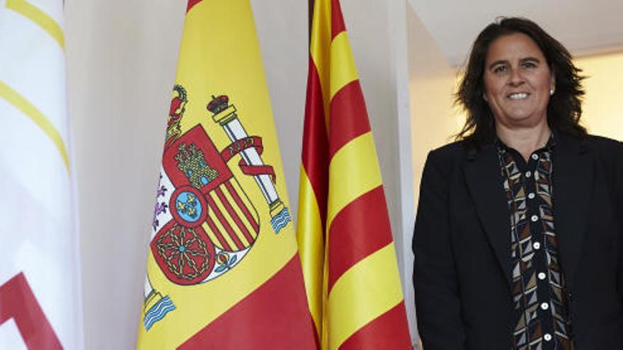 Conchita Martínez, capitana del equipo español de la Copa Davis