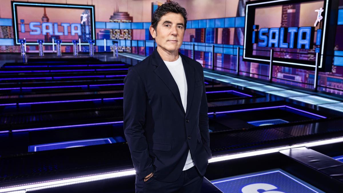 Manel Fuentes, en el plató de '¡Salta!'