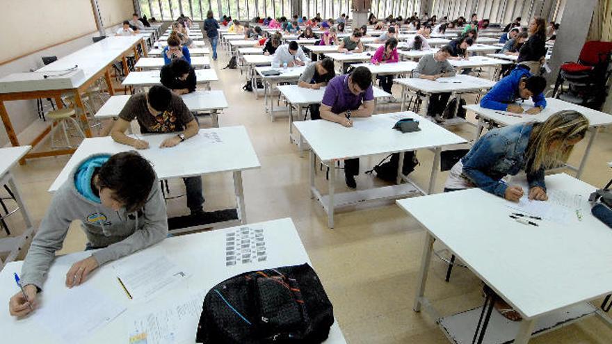 Un grupo de alumnos de la Universidad de Las Palmas de Gran Canaria.