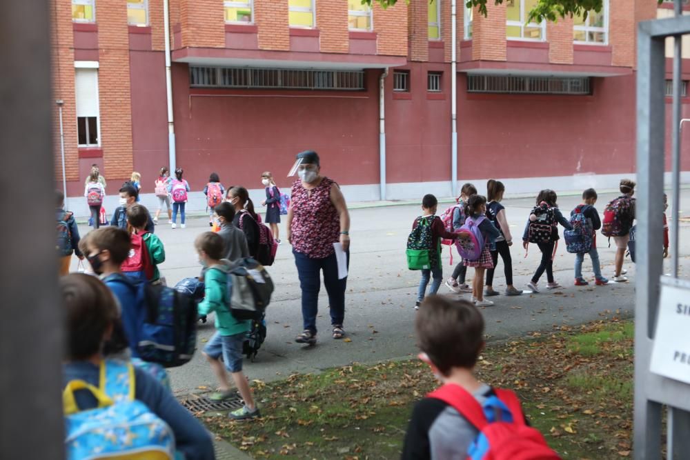 Gijón: vuelta a clase de mascarilla y sin lloros