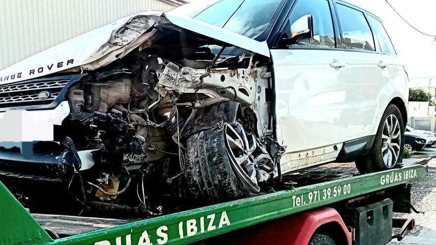 Dos adultos y un menor, heridos en un accidente de tráfico en Santa Gertrudis