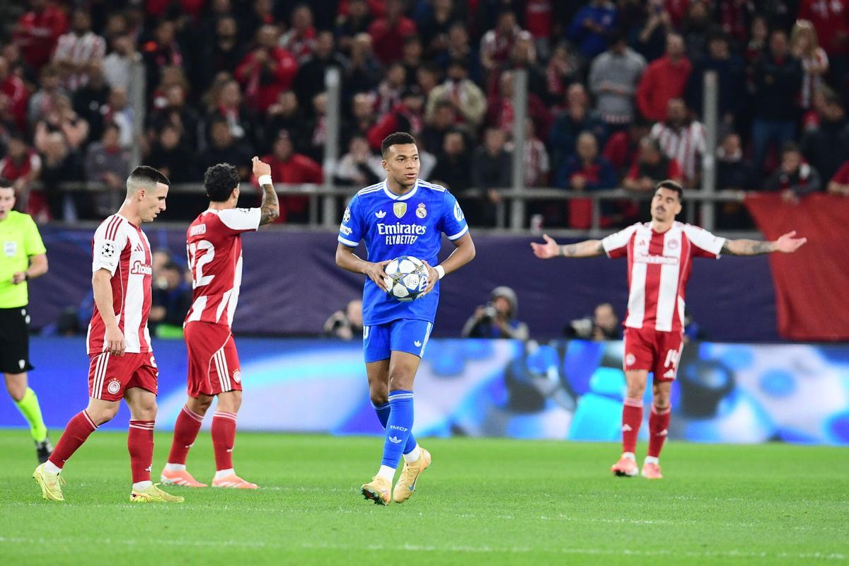 Champions League: Olympiacos - Real Madrid, en imágenes.