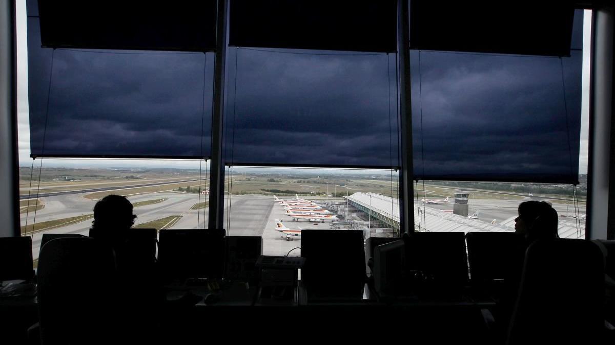 Torre de control del Aeropuerto Madrid-Barajas.