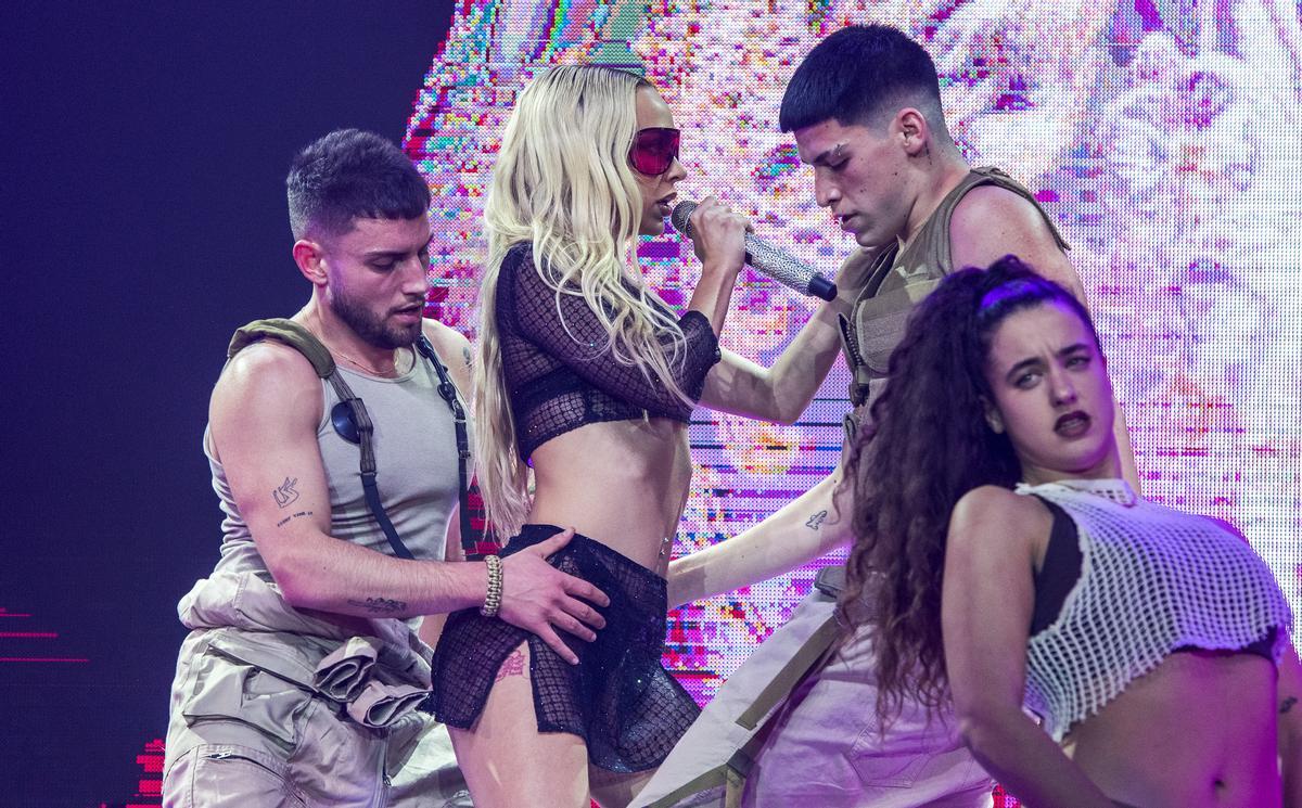 Bad Gyal en el concierto del Palau Sant Jordi en el que adelantó temas del que será su primer álbum, ‘La joia’