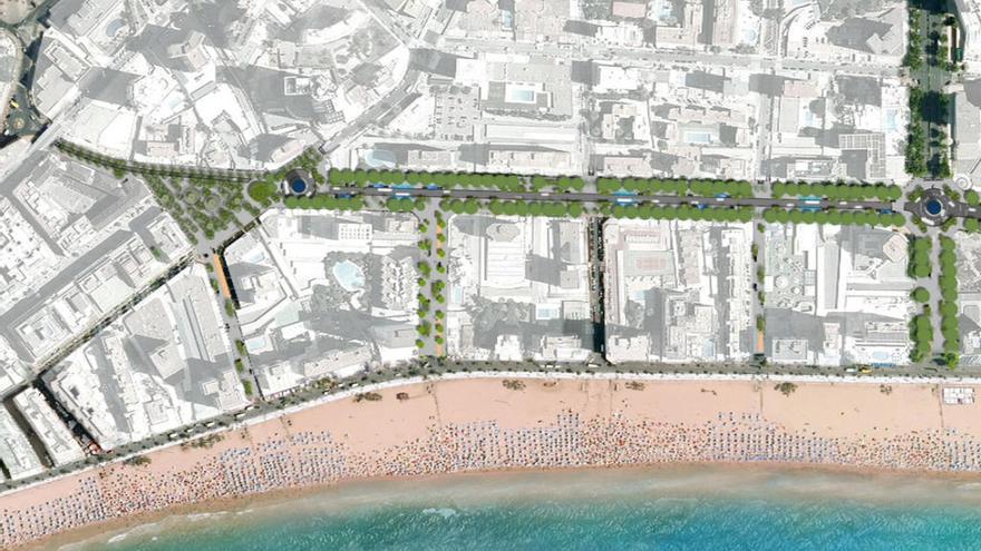 Así será la nueva avenida del Mediterráneo de Benidorm