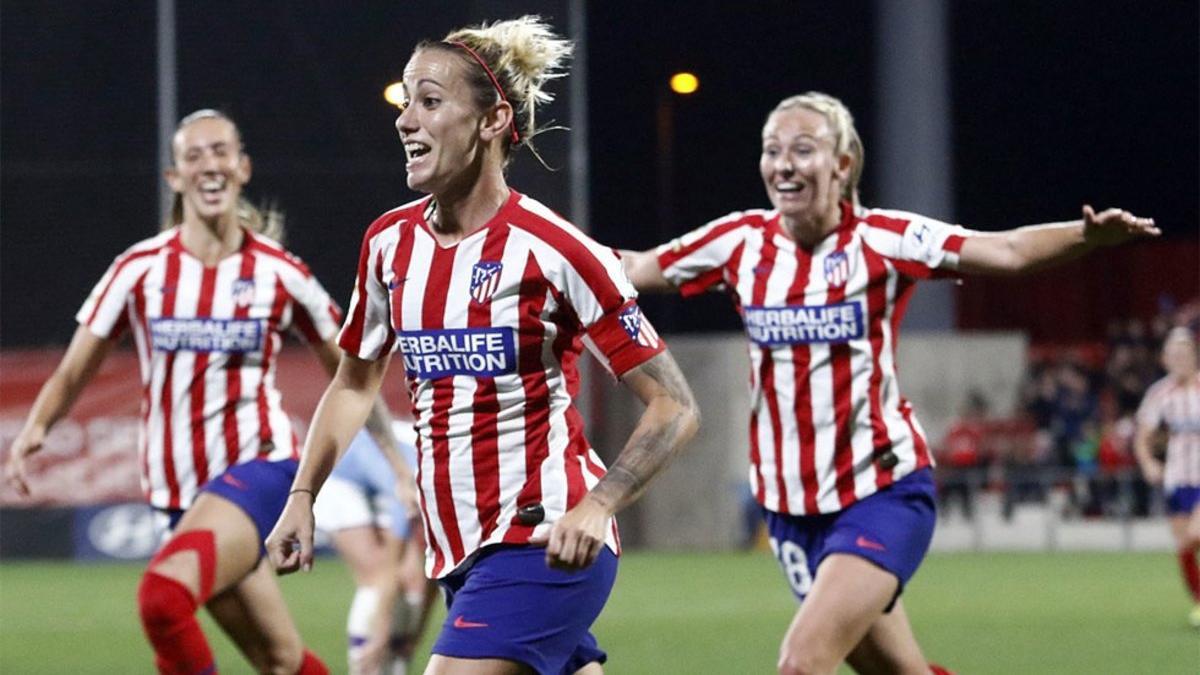 Ángela Sosa marcó el gol que le da al Atlético el pase a cuartos