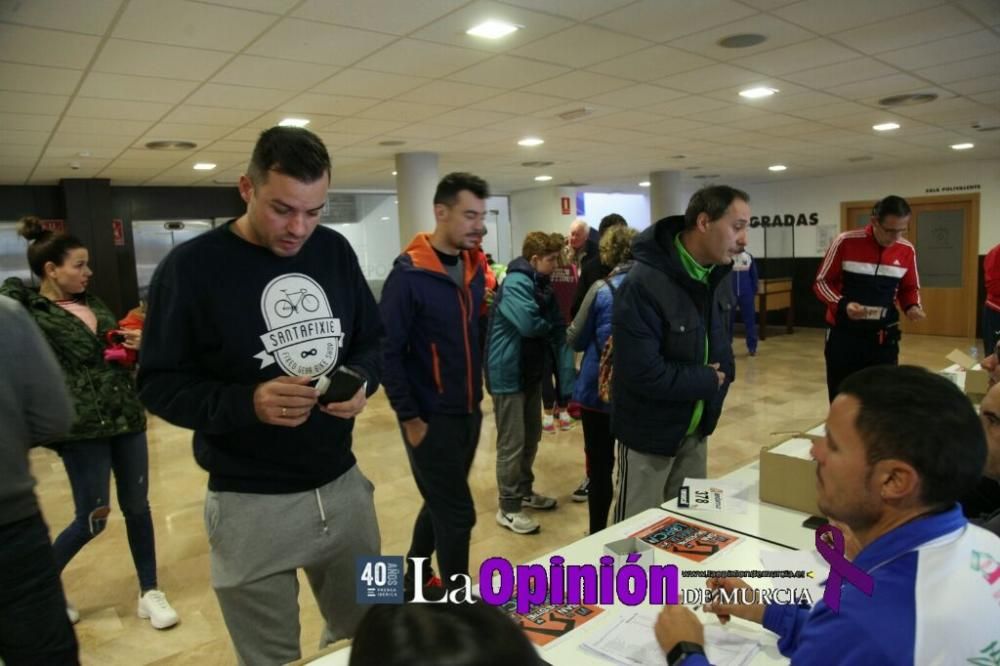 Recogida de dorsales, ambiente y salida de la XXXI Media Maratón Ciudad de Lorca