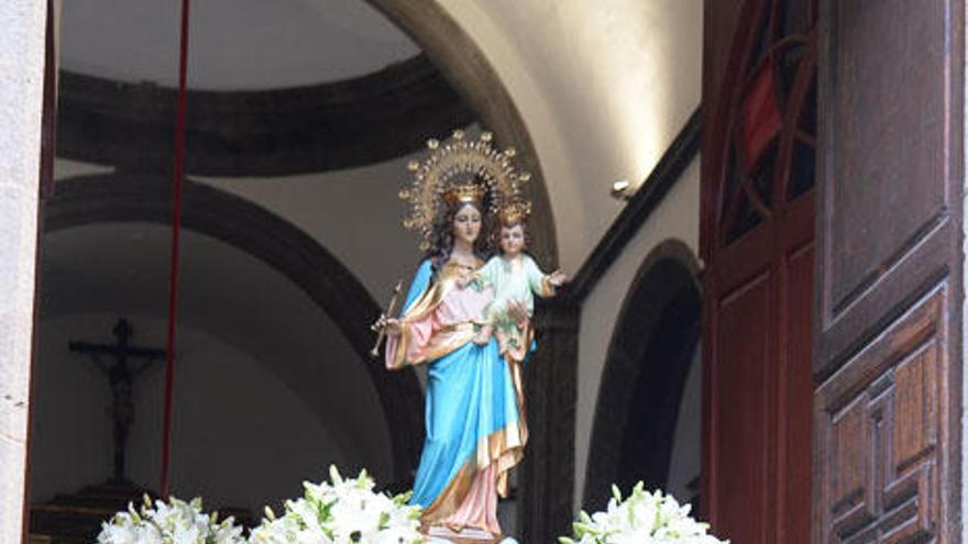 Procesión de María Auxiliadora, en Telde