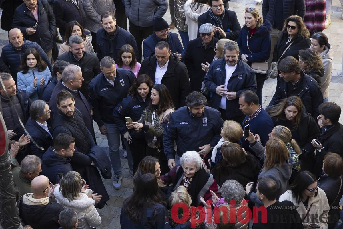 Así ha sido la visita de Isabel Díaz Ayuso a Caravaca de la Cruz