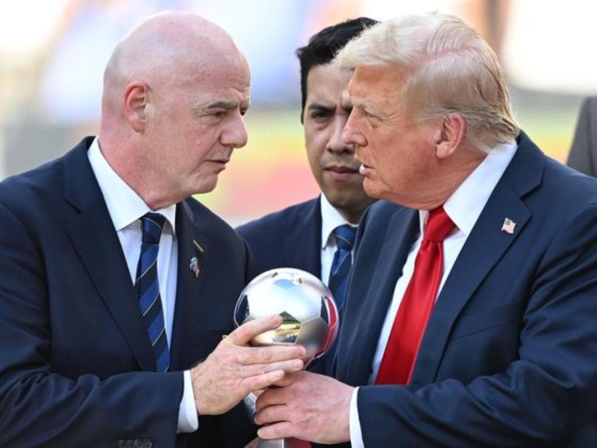 Gianni Infantino y Donald Trump mantienen una estrecha relación