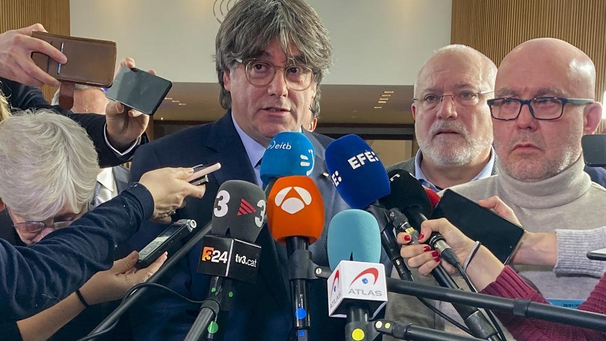 El eurodiputado de JxCat y expresidente de la Generalitat, Carles Puigdemont.