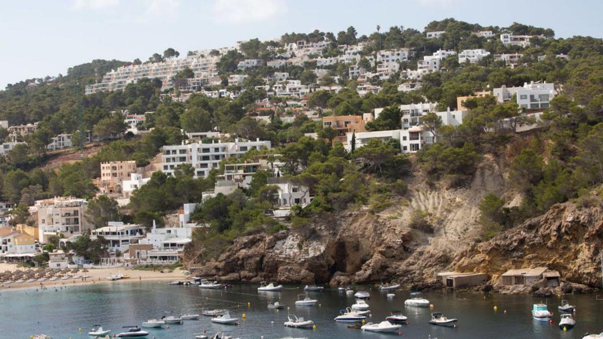 Una urbanización de Ibiza