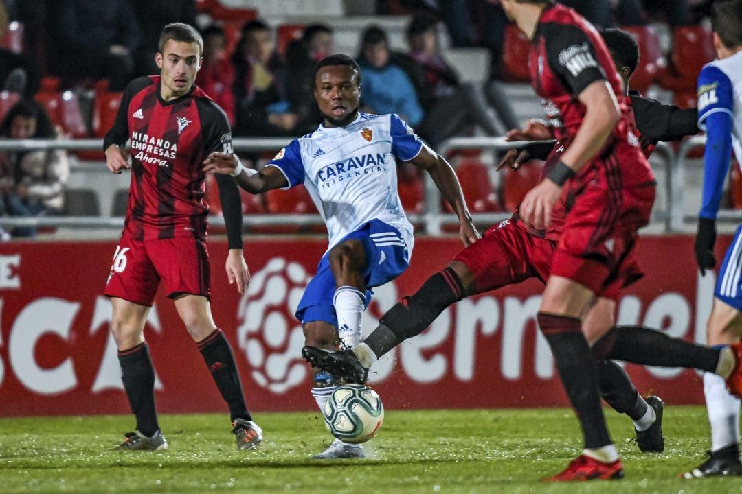 Partido Mirandés contra Real Zaragoza