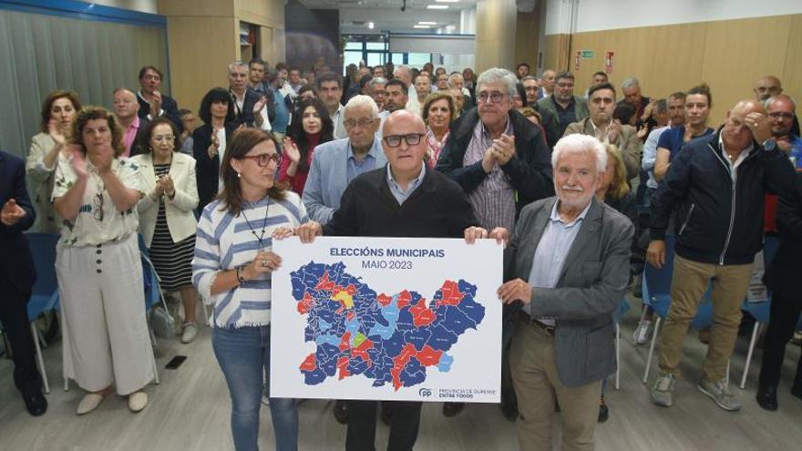 El PP de Ourense pierde un 9% de intención de voto y 14 mayorías absolutas, desde que Baltar es presidente
