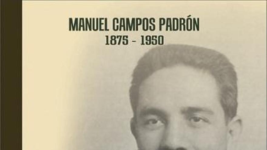 Portada de la biografía de Manuel Campos Padrón