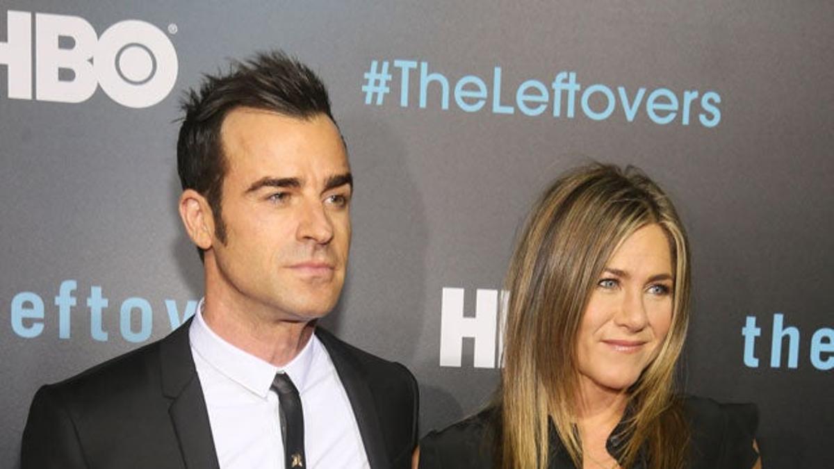 Justin Theroux y Jennifer Aniston, primera aparición pública como marido y mujer