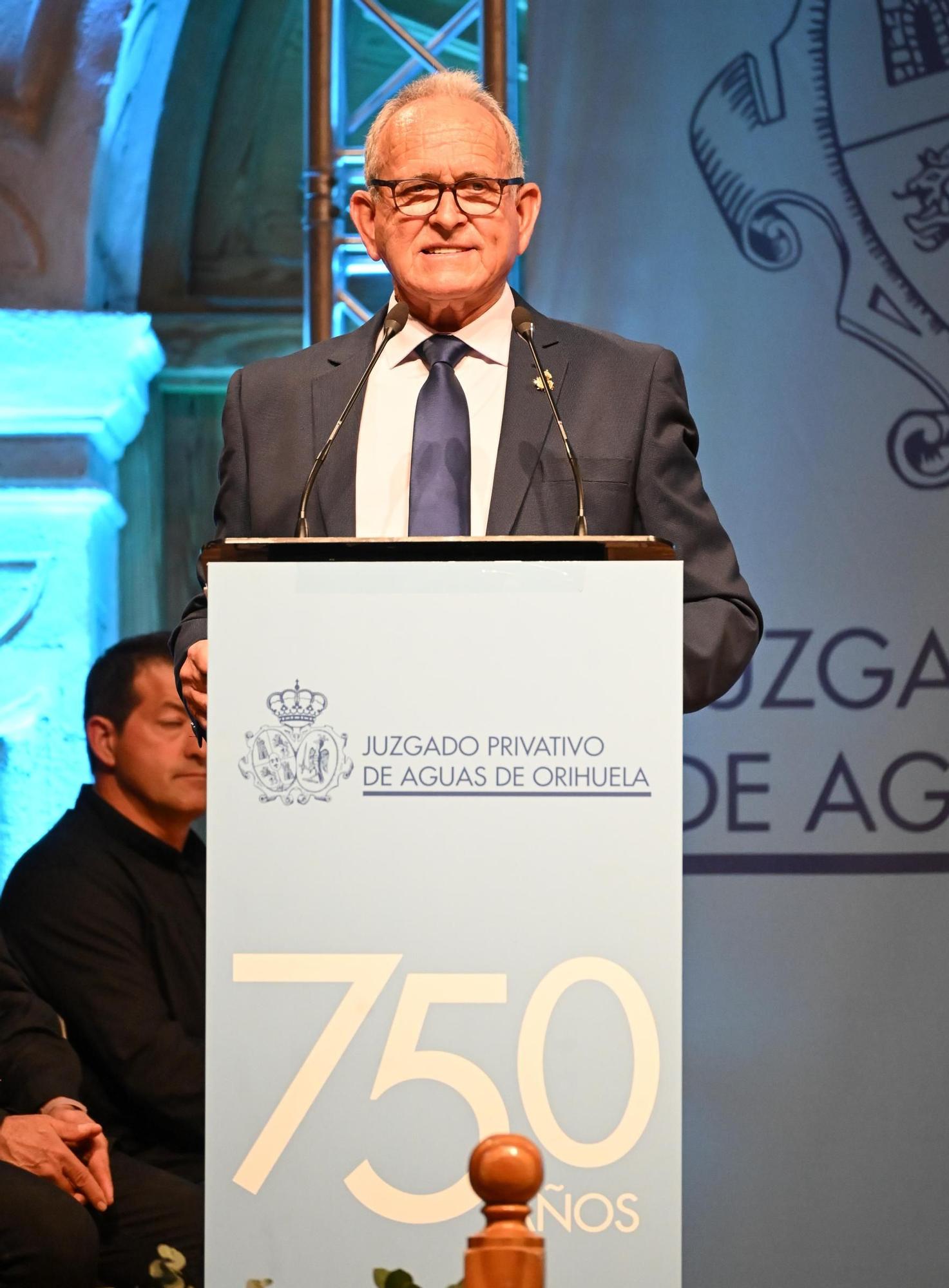 Entrega de los Premios de las Aguas en el 750 aniversario del Juzgado Privativo de Aguas de Orihuela