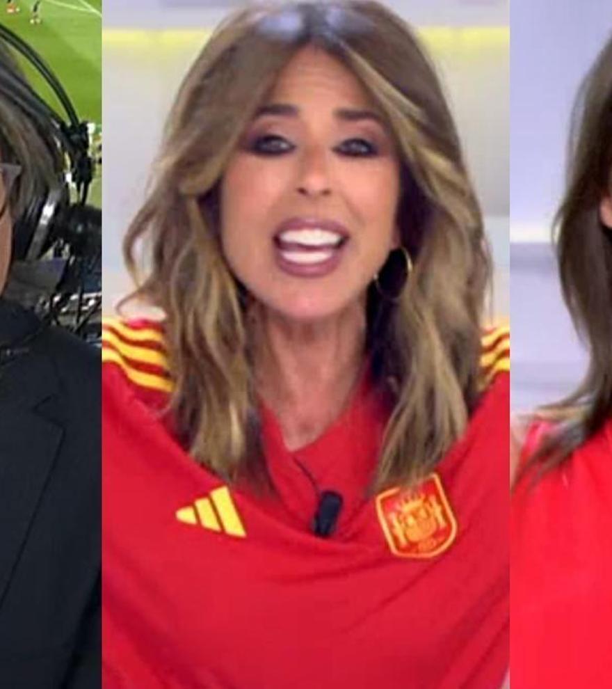 La &#039;Potra Salvaje&#039;, el hilo conductor entre Juan Carlos Rivero, Ana Terradillos y Patricia Pardo en las celebraciones de la Eurocopa