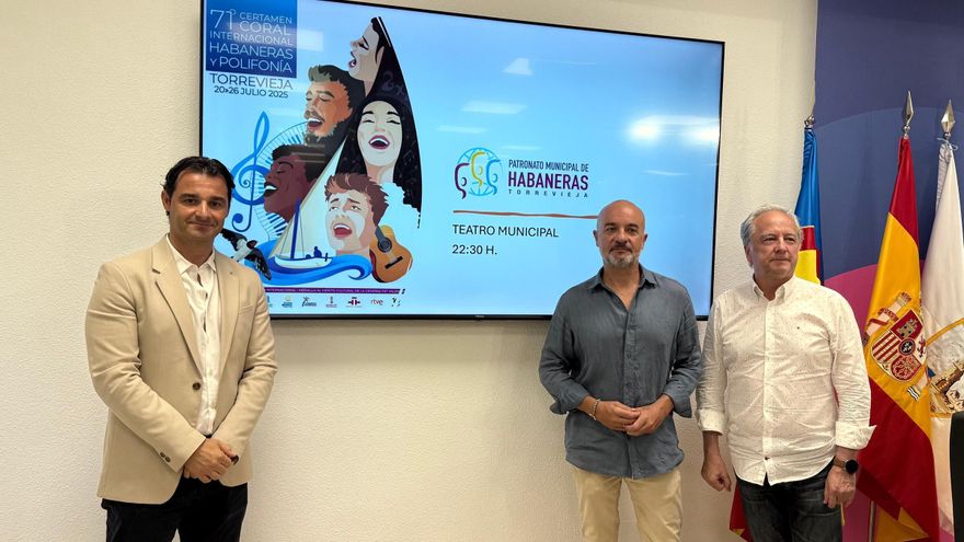 Torrevieja se prepara para la 71 edición del Certamen Internacional de Habaneras y Polifonía del 20 al 26 de julio