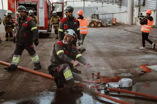 FOTOS | Simulacro de incendio en Son Reus