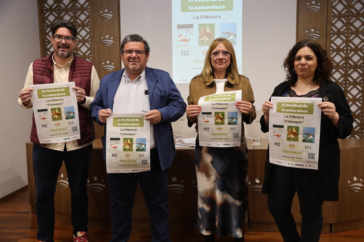 Presentación del XI Festival de la Naturaleza, este jueves en Badajoz.