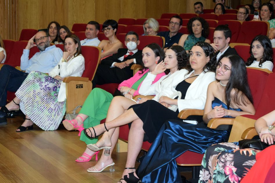 Un momento de la fiesta de graduación del IES de Valga.