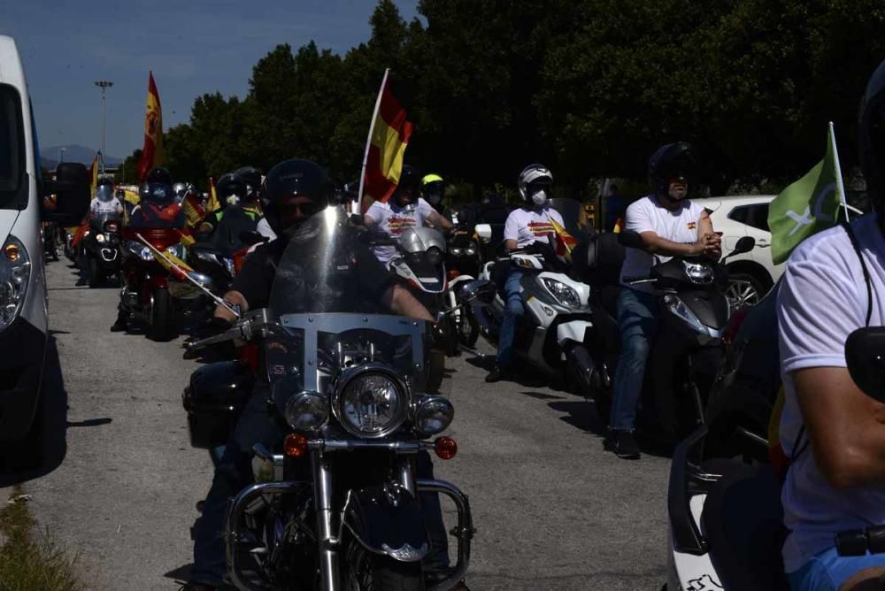 Caravana de Vox en Málaga contra el Gobierno