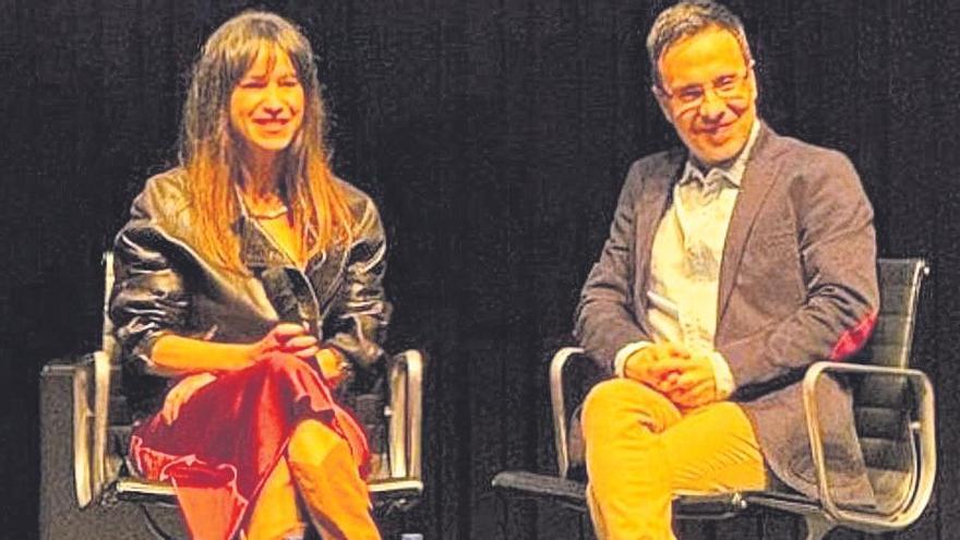 Bueno (i.) y Roda ayer en el coloquio sobre ‘Kraus, el último romántico’.