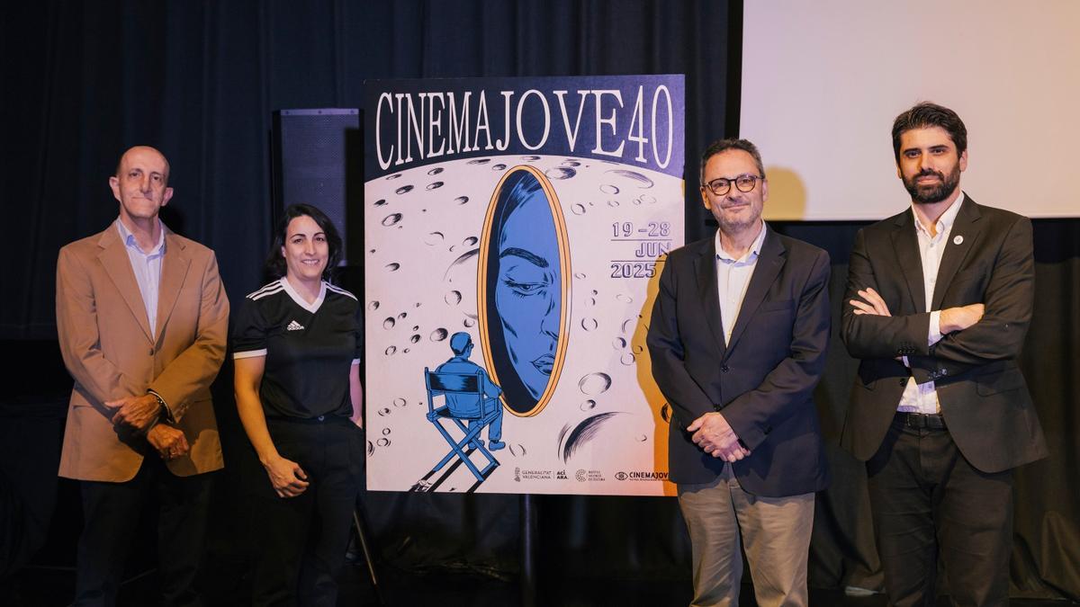 María Jesús Contreras presenta el cartel de Cinema Jove 2025-.