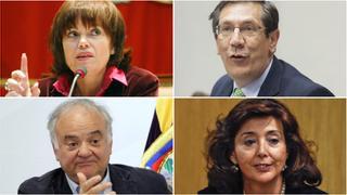 ¿Quiénes son los cuatro nuevos magistrados del Tribunal Constitucional?