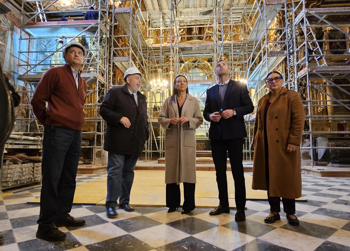 Visita institucional a las obras del Convento de San José.